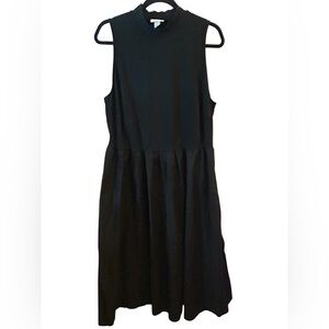 Ava & Viv Black Mock Neck Sleeveless Maxi Dress – Size 1X